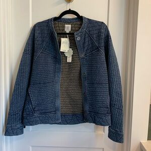 Lucky brand, nwt denim-look soft jacket